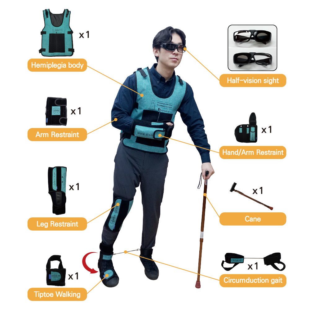 Hemiplegia Simulation Suit
