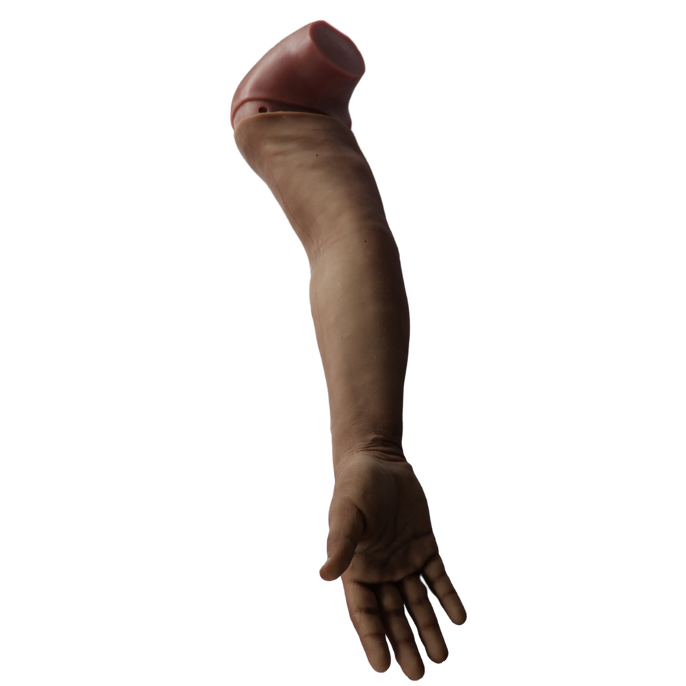 Hyper-Realistic IV Arm Puncture Pete | Dark Skin | EZ-7710 | Sim & Skills Ltd