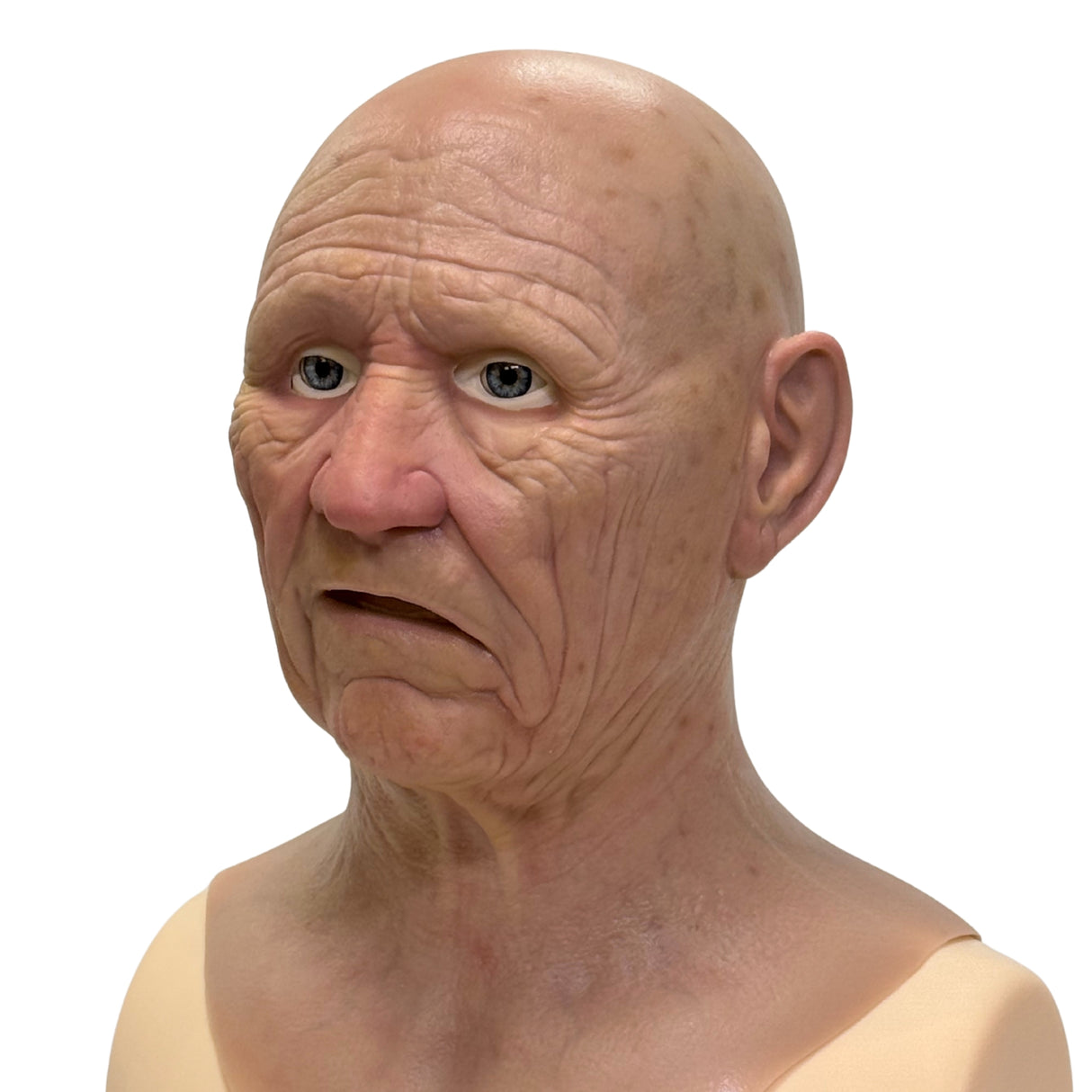 Stroke Condition Facemask for Patient Simulation - Male, Geriatric SS1261 | Sim & Skills Ltd