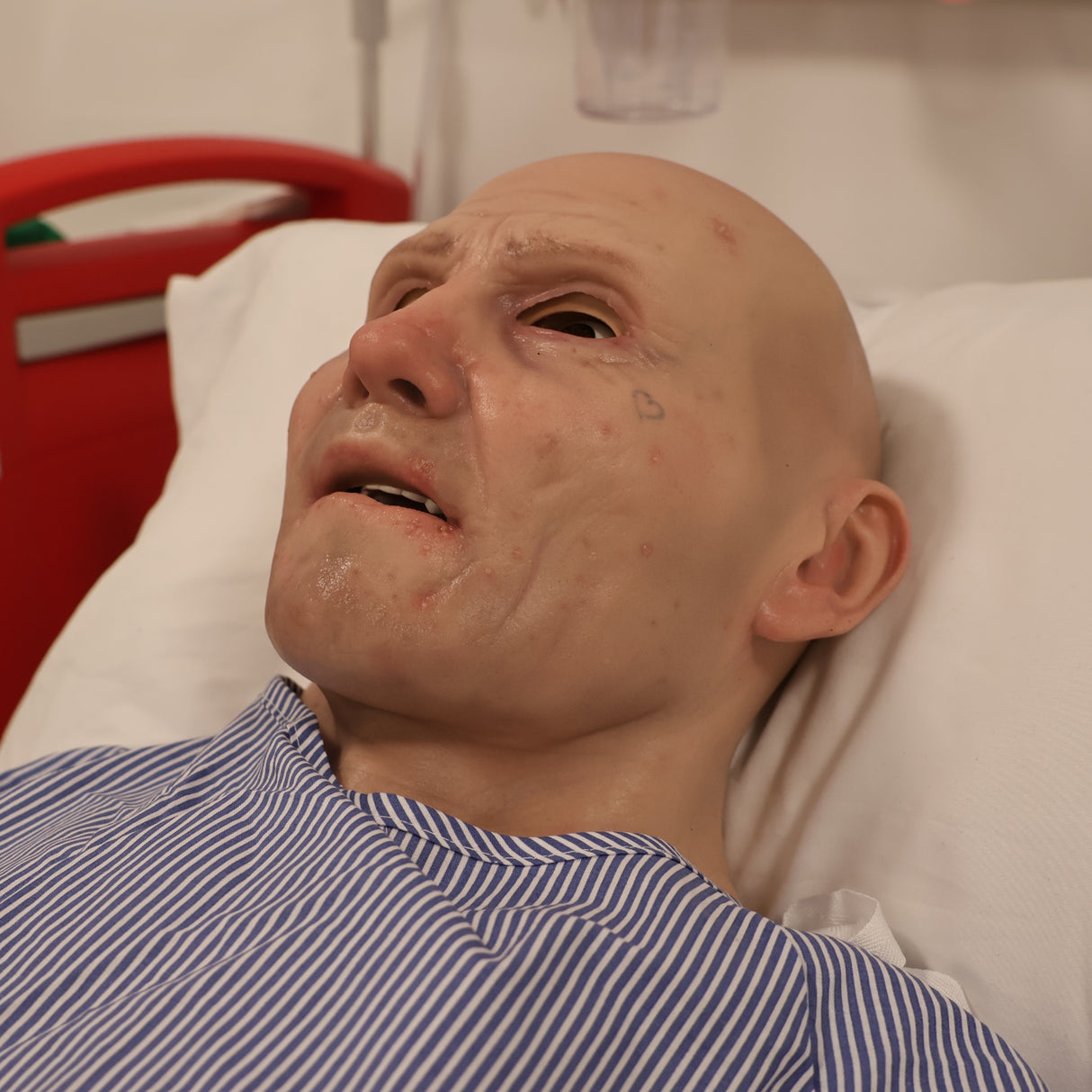 Manikin-Matched Realistic Facemasks for Patient Simulation | Substance Abuse Disorder Male SS1265 | Sim & Skills Ltd