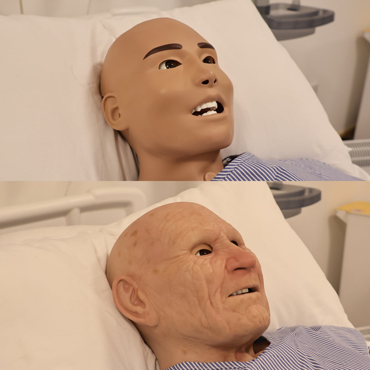 Geriatric, Male Caucasian Perfect Fit Facemask for Patient Simulation SS1260 | Sim & Skills Ltd