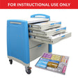 Loaded 5 Drawer Emergency Crash Cart for Simulation LC027920 | Sim & Skills