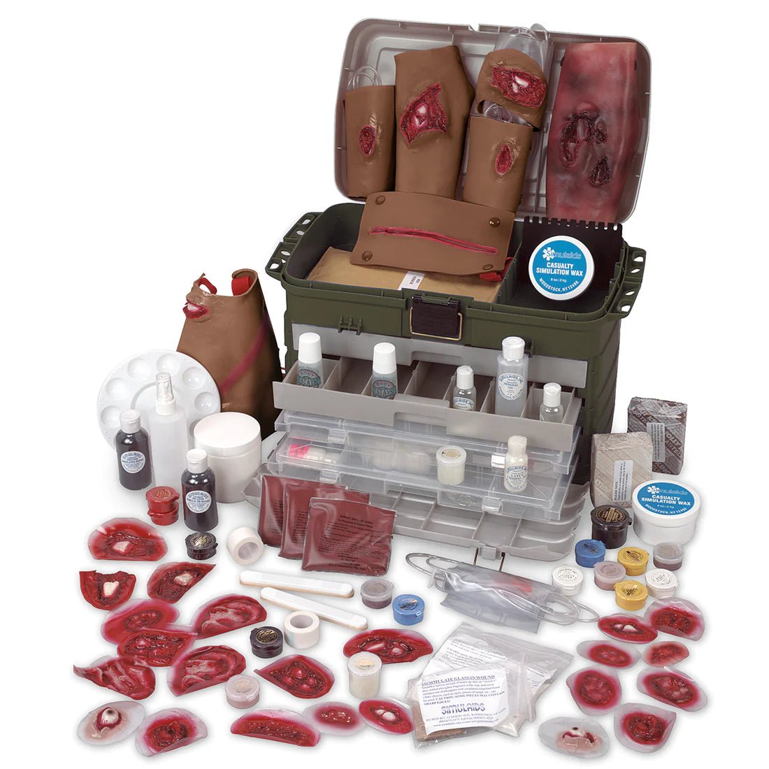Simulaids® Deluxe Casualty Simulation Kit 800-890B | Sim & Skills