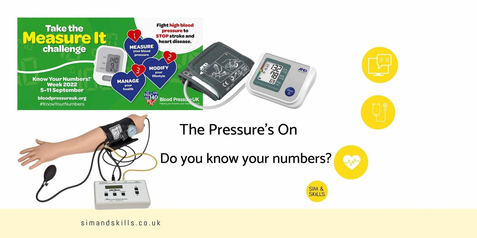 The Pressure’s on! Do you know your Blood Pressure numbers? - Sim & Skills