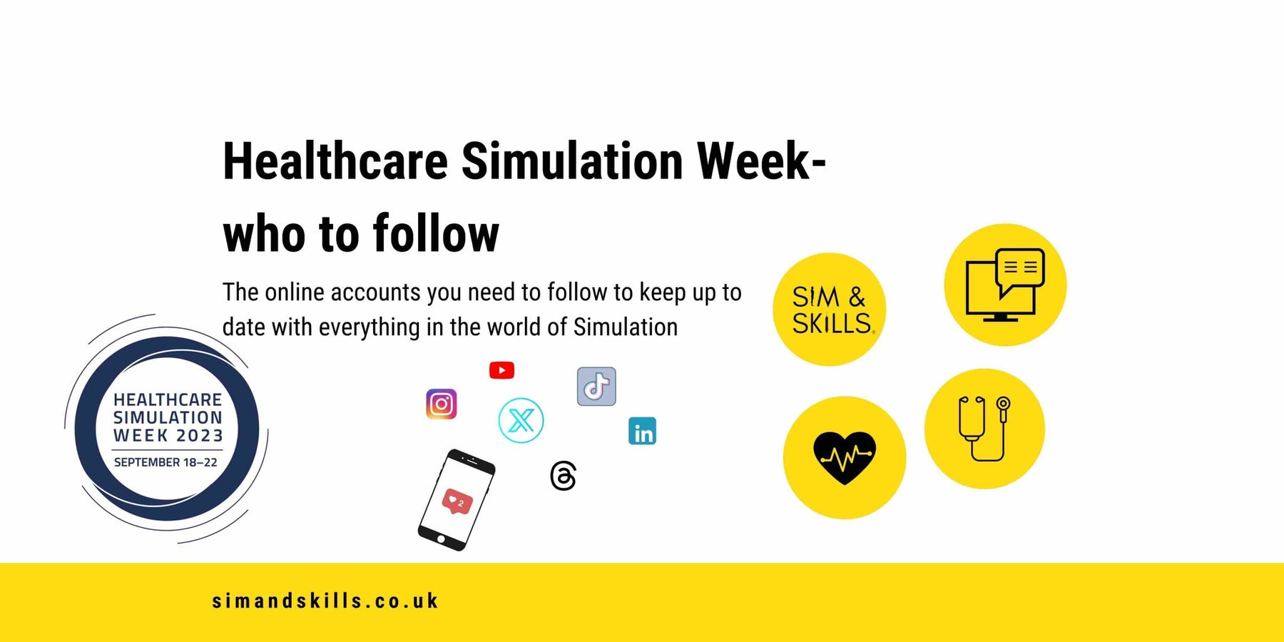 The Top 5 Healthcare Simulation accounts to follow - Sim & Skills