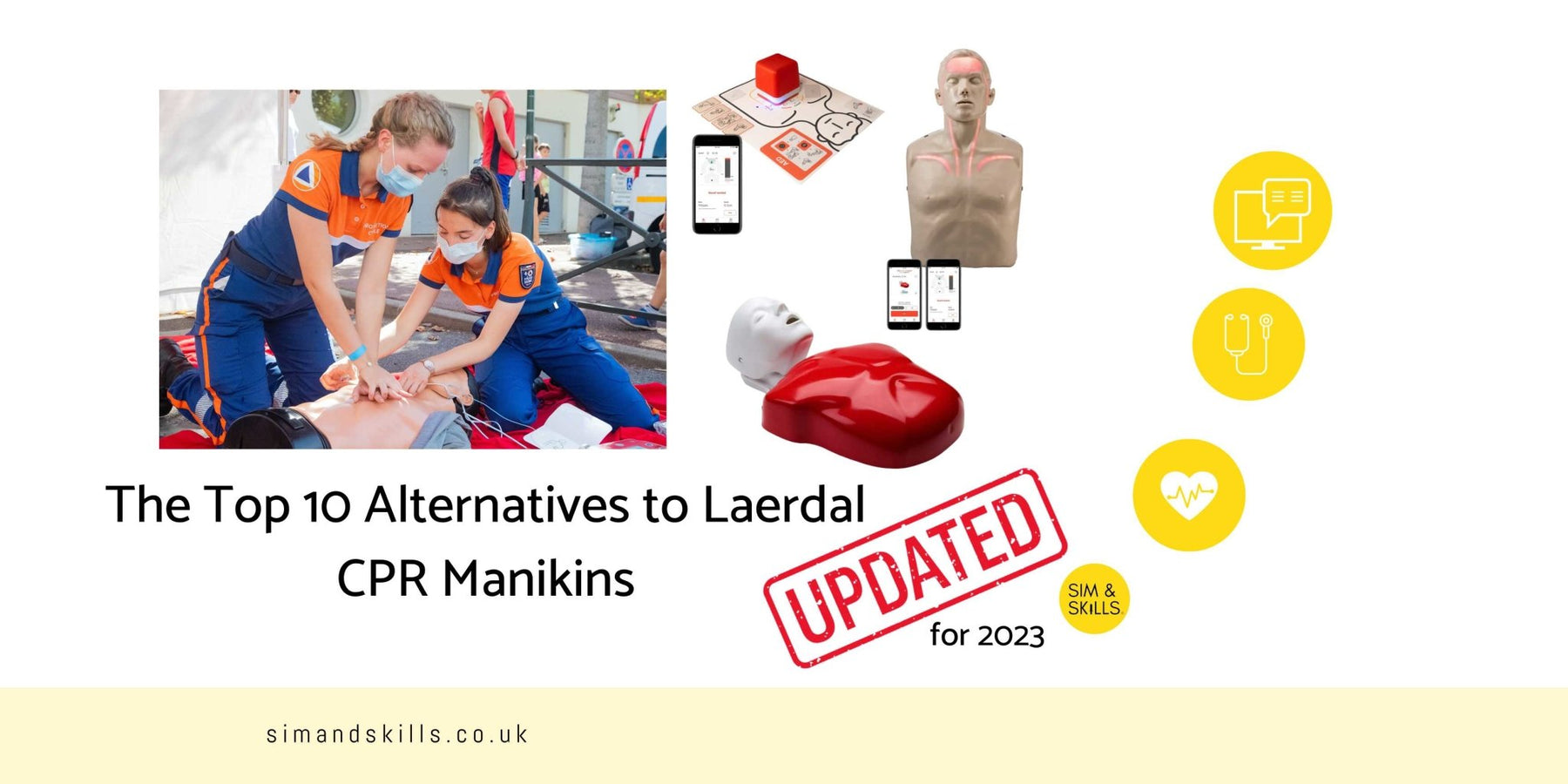 Top 10 Alternatives to Laerdal CPR Manikins update - Sim & Skills