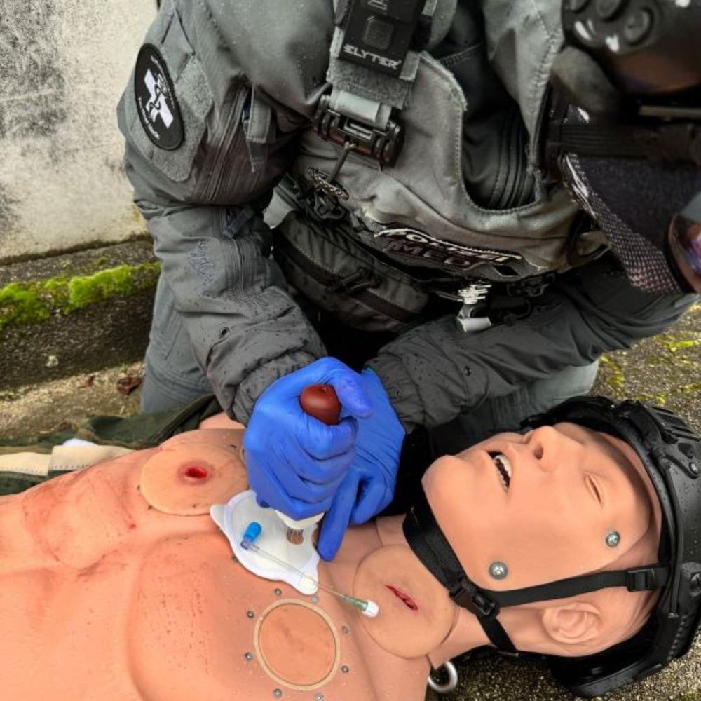 Combat Carl Care and Evacuation Manikin for TCCC & TECC