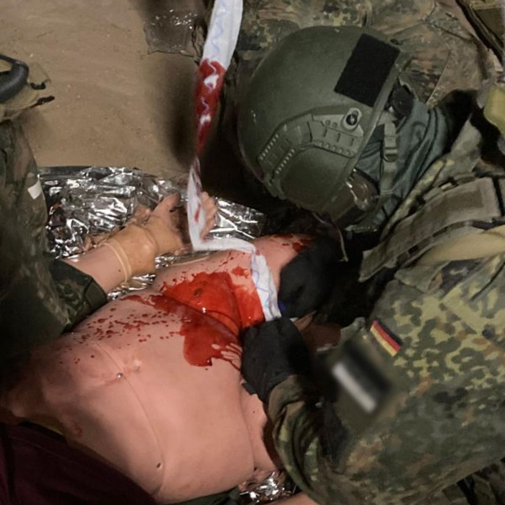 Combat Carl Care and Evacuation Manikin for TCCC & TECC