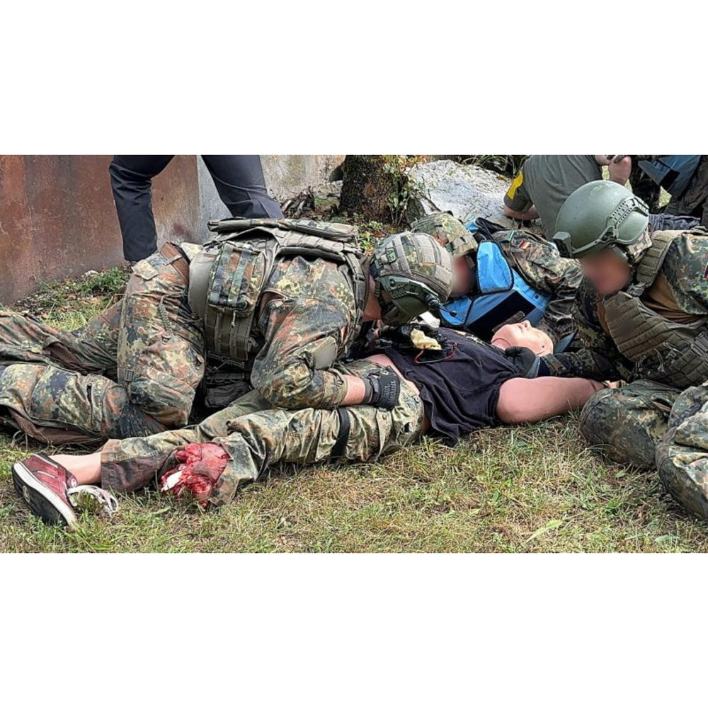 Combat Carl Care and Evacuation Manikin for TCCC & TECC