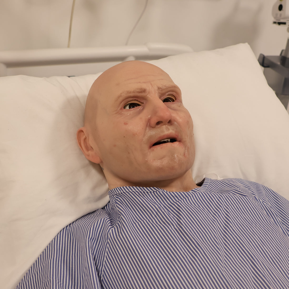 Manikin-Matched Realistic Facemasks for Patient Simulation | Substance Abuse Disorder Male SS1265 | Sim & Skills Ltd