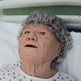 Manikin-Matched Realistic Facemasks for Patient Simulation | Geriatric, Female Caucasian