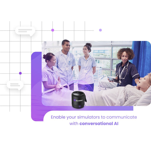 SIMVox - The Smart Speaker for your Patient Simulator SS1120 | Sim & Skills