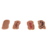 Adhesive Simulated Burns - 4 stages kit P-PCBPK4-001-B | Sim & Skills