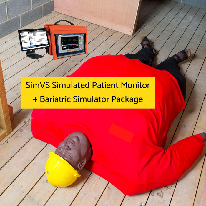 Bariquins Bariatric Mannequin + SimVS Patient Monitor Package SS1019 | Sim & Skills