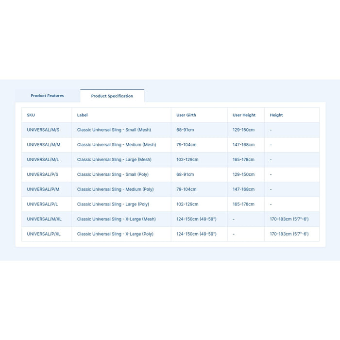 Classic Universal Sling - Sim & Skills