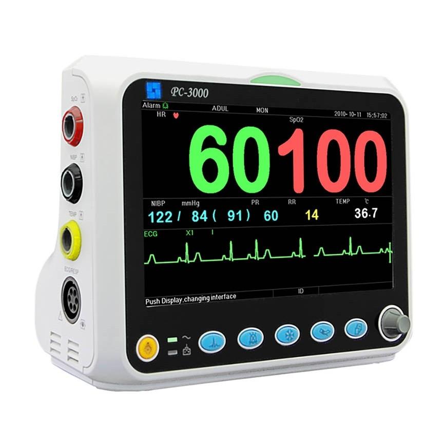 Creative PC-3000 Patient Monitor (SpO2 , PR, Resp Rate, NIBP, ECG, Temp) CR-PC3000-00 | Sim & Skills