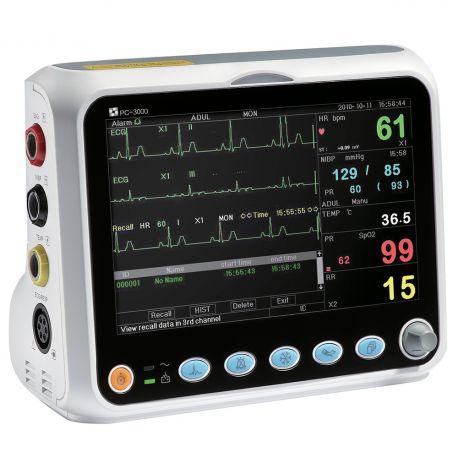 Creative PC-3000 Patient Monitor (SpO2 , PR, Resp Rate, NIBP, ECG, Temp) CR-PC3000-00 | Sim & Skills