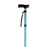 Folding Cane with Strap 10304BT-6S | Sim & Skills