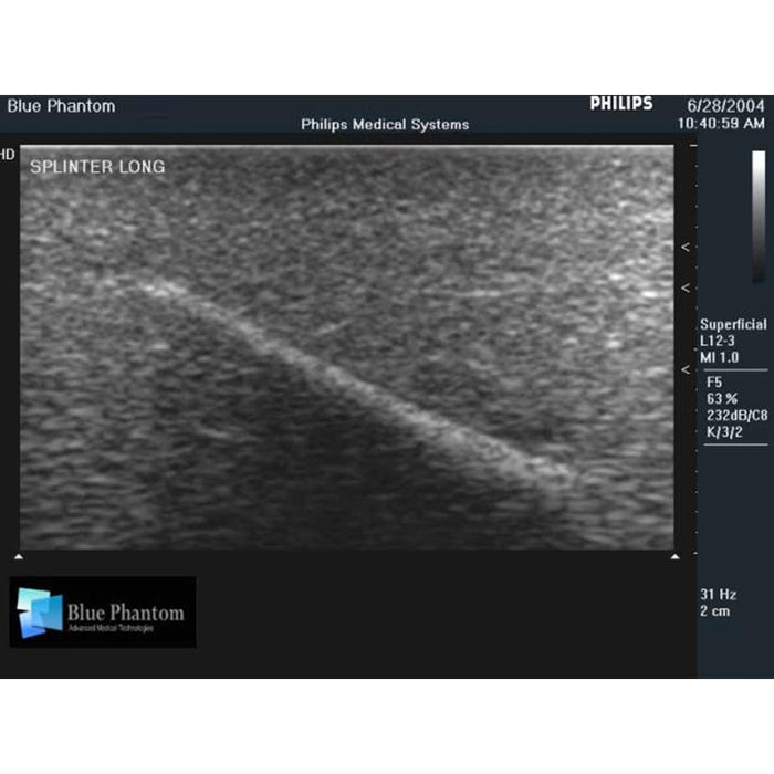 Leg Model with Foreign Body Identification Insert For Ultrasound Training BPL550 | Sim & Skills