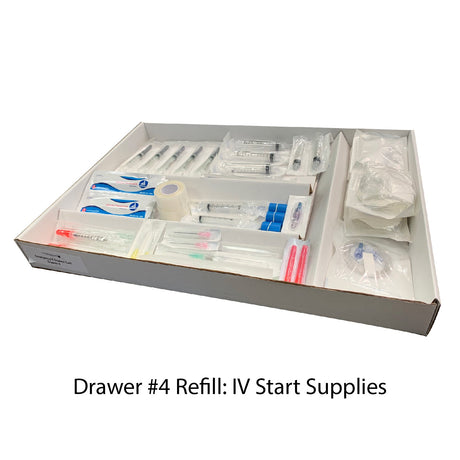 Loaded 6 Drawer Emergency Crash Cart for Simulation LC037930 | Sim & Skills