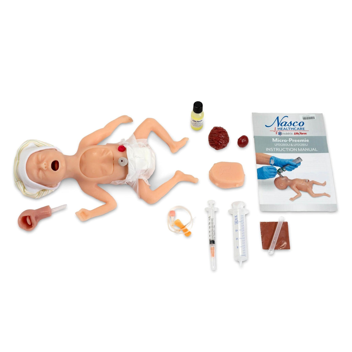 Micro-Preemie Intubation Simulator | Premature Baby Manikin LF01280 | Sim & Skills