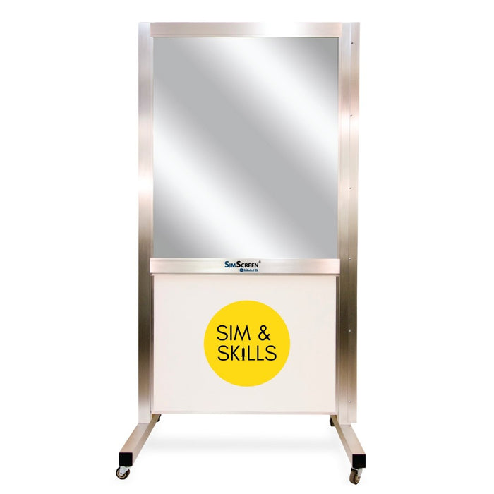 SimScreen LC1 Desk Corner Panel - Left SC031102 | Sim & Skills