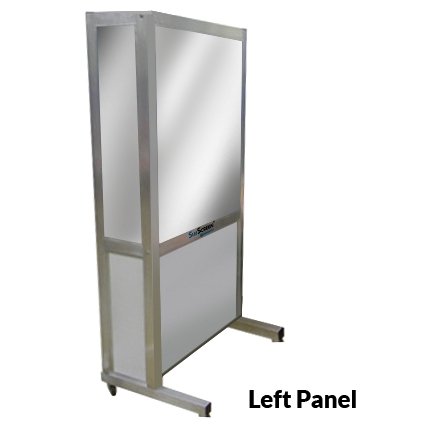SimScreen LC1 Desk Corner Panel - Left SC031102 | Sim & Skills
