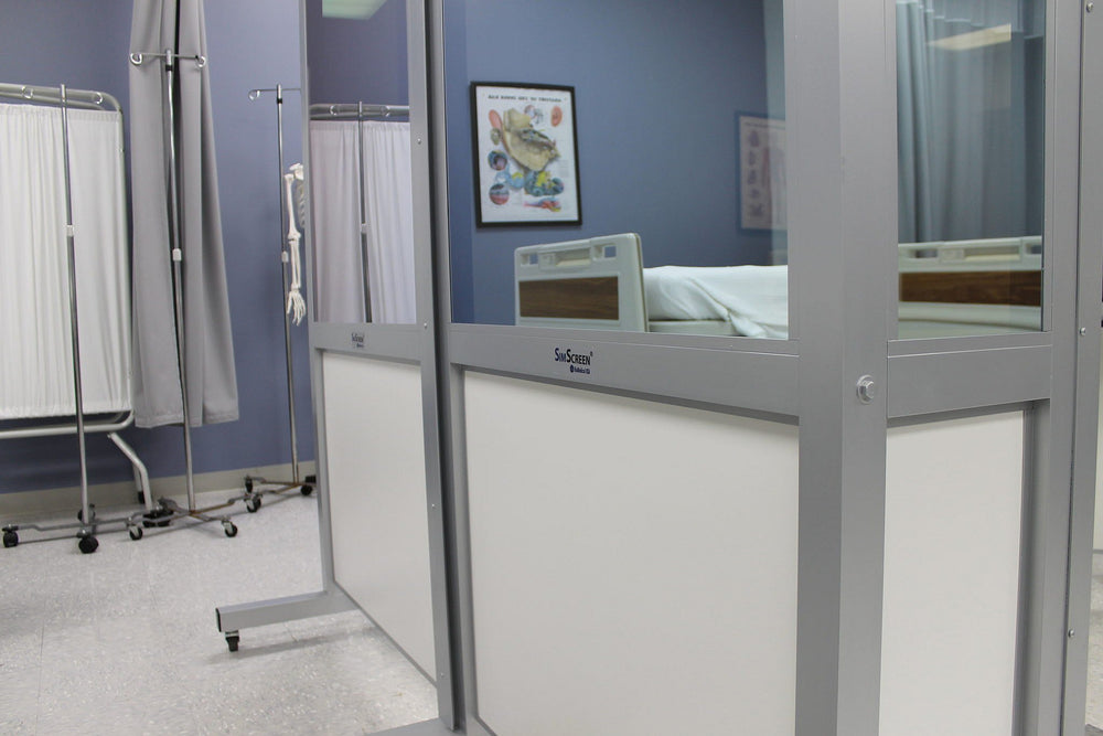 SimScreen RC1 Desk Corner Panel - Right SC031103 | Sim & Skills