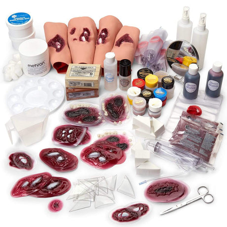 Simulaids® Advanced Military Casualty Simulation Kit 800-819 | Sim & Skills