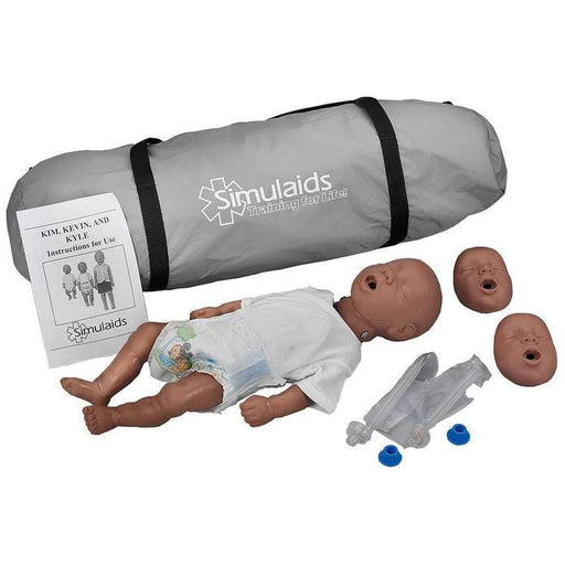 Simulaids Kim Newborn Baby CPR Manikin (with Carry Bag) 100-2901 B | Sim & Skills