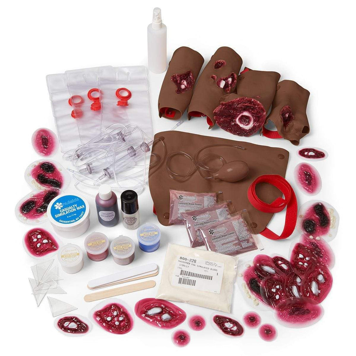 Simulaids® Multiple Casualty Simulation Kit Sim & Skills