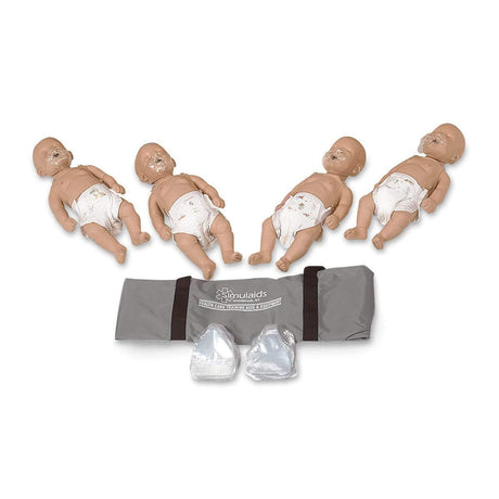 Simulaids® Sani-Baby CPR Manikin - Pack of 4 100-2124 | Sim & Skills