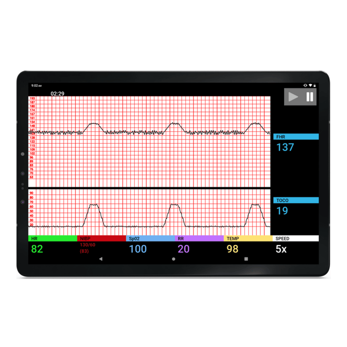 SimVS Simulated Patient Monitor SB53226 | Sim & Skills