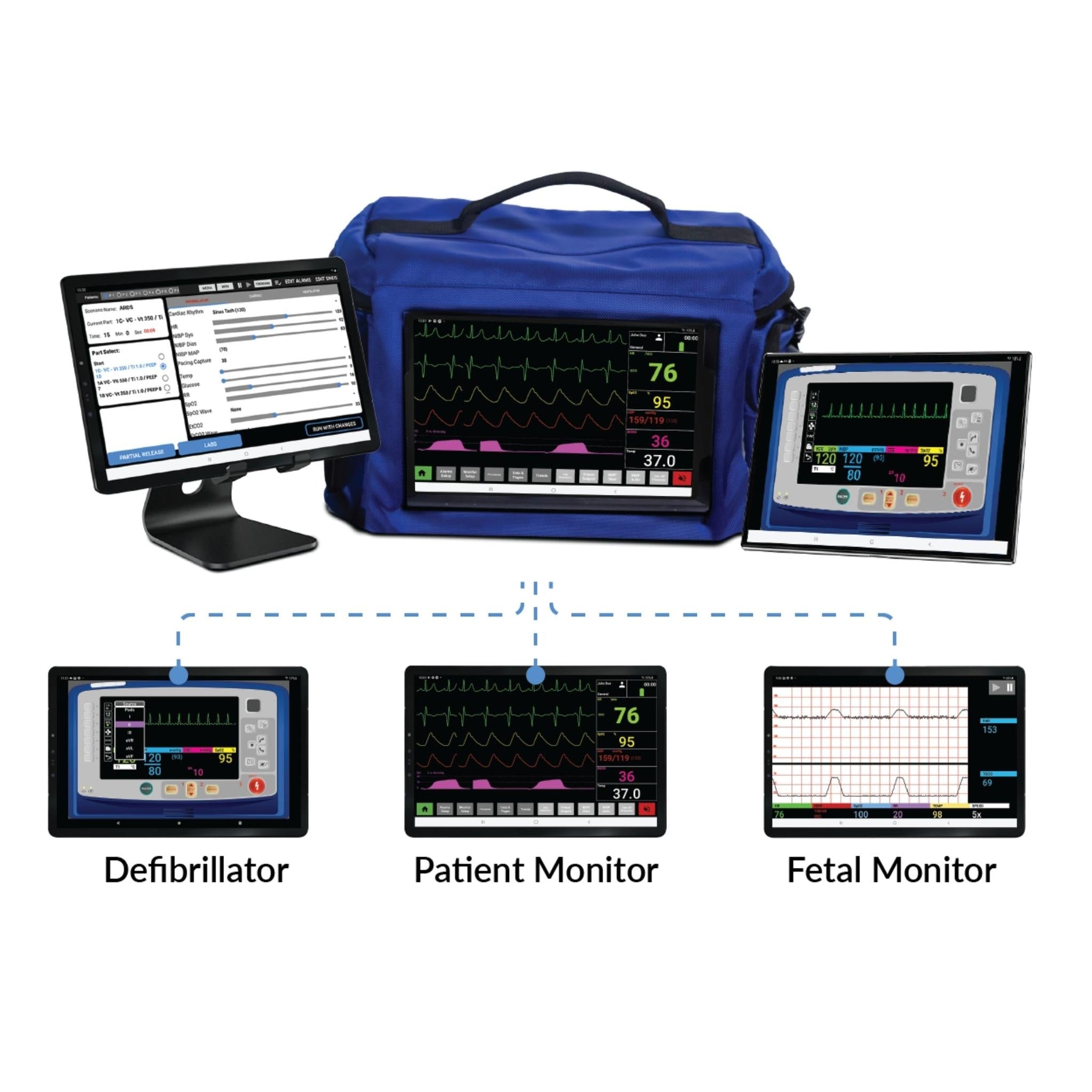 SimVS Simulated Patient Monitor Software - Sim & Skills