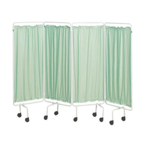 White Screen Frame & Curtains (4 panels) SCR01/WHITE/SCR21 | Sim & Skills