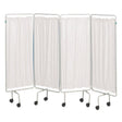 White Screen Frame & Curtains (4 panels) SCR01/WHITE/SCR22 | Sim & Skills