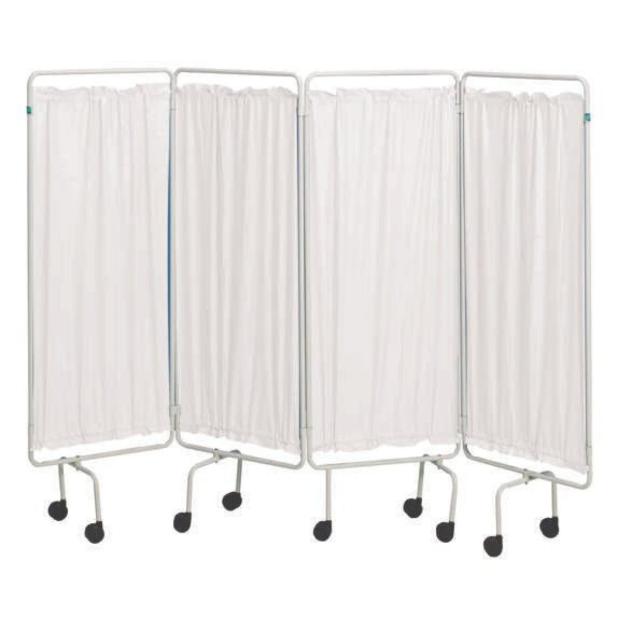 White Screen Frame & Curtains (4 panels) SCR01/WHITE/SCR22 | Sim & Skills